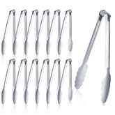 Pinzas XEVOM buffet 7 pulgadas para servicio, 12 piezas en acero inoxidable.