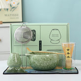 XhiGeUFG Set Matcha batidor de bambú para una mezcla suave