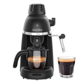 XIXUBX: cafetera espresso 3,5 bar, vista frontal para preparación rápida