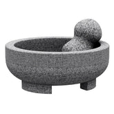 XKCL mortero de granito, gran capacidad, ideal para salsas y guacamole en casa.
