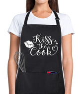 Delantal Xornis con beso al cocinero, diseño divertido y práctico para la cocina.