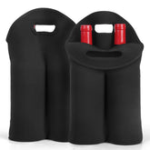 XTKS bolsa porta vino aislada con asa ergonómica para transporte cómodo.