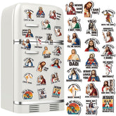 Imán para nevera Xuhal con Jesús, 20 piezas, decoración colorida para la cocina.