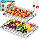 Xumilas canastas para horno con dos medidas, ideales para cocinar varios platos a la vez
