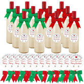 Etiquetas de coquito XunYee para botellas, 2 pulgadas, ideal para personalizar bebidas.