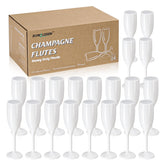 Vaso de champán XUWAIDSGN inquebrantable para brindis seguros en fiestas