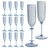 Copas XUWAIDSGN azules desmontables, ideales para bodas y celebraciones.