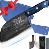 Cuchillo XYJ serbio forjado con hoja martillada para cortes precisos