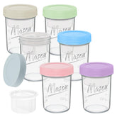Frascos de vidrio Xyptorix 473 ml con tapas herméticas para conservar frescura