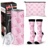 Yahenda Taza aislada 20 oz con cerdito, mantiene bebidas frías o calientes.