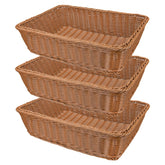 Cesta Yarlung para pan con diseño ratán, perfecta para servir en la mesa