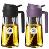 YARRAMATE atomizador de aceite de oliva 470 ml rocía y vierte con precisión para cocina diaria.