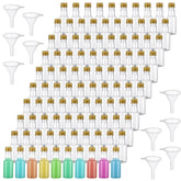 YAYODS botellas mini de licor 1oz-30ml con tapas negras para sellado hermético.