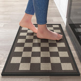 Alfombra YDKGL de cocina antideslizante, vista general para mayor seguridad.
