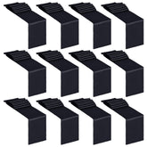 Yeabwps Camino de mesa satin negro 12x108, estilo elegante para banquetes.