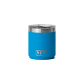 YETI Rambler 10 oz Lowball 2.0 frente, aislamiento eficiente para uso diario.