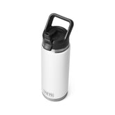 YETI Rambler 26 oz, vista frontal, ideal para transporte diario.