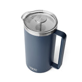 YETI Rambler 64 onzas Prensa Francesa en azul marino para servicio de equipo