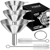 YGDZ embudo de cocina grande para verter líquidos con precisión y evitar derrames