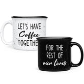 Taza YHRJWN para parejas, ideal para disfrutar café cada día.