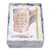 Taza YHRJWN con mensaje divertido para suegra, ideal para empezar el día