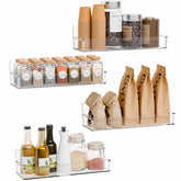 Yieach organizador de especias adhesivo mural de 11,5 pulgadas para cocina.