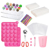 Conjunto Yiicuzp Cake Pop Kit para crear paletas en casa.