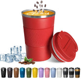 Taza de viaje YINBAOGE 12 onzas para café caliente en movimiento