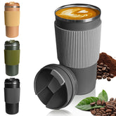YINBAOGE taza-viaje-aislada mantiene el café caliente durante desplazamientos.
