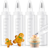 Botellas exprimibles Yiyiring de 8 onzas para decorar galletas con precisión