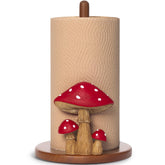 YLOVAN hongo soporte papel toalla en encimera, decorativo y funcional.