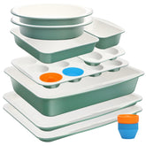 Ymiton set-horno cerámico 33 piezas para hornear sin aceite