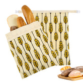 Bolsa YMububWena de cera de abeja con doble capa para conservar pan casero fresco.