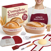 YOLYN banneton redondo de 9 pulgadas para fermentación uniforme