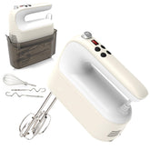 Yomelo Mezclador de mano con 9 velocidades y motor de 400W para batidos y masas suaves.
