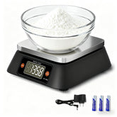Yoncon balanza de cocina digital, plataforma grande para pesar grandes ingredientes con precisión.