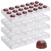 Yopay molde de chocolate 84 cavidades en diamante para chocolates caseros