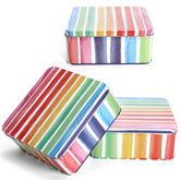 Yopay: conjunto de tres latas cuadradas con tapa, ideal para regalo.