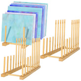 Youdaju organizador vidrio teñido tres, frente, ideal para ahorro de espacio.