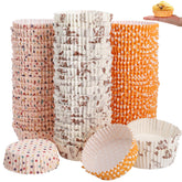 YOUEON liner grande con puntos blancos, ideal para hornear muffins y cupcakes.
