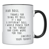 Taza YouNique Designs Jefe Mundo Mejor 11oz ideal para la oficina