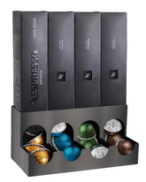 Dispensador YQDHYLYH para Nespresso Vertuo con 4 cajas, organización práctica.