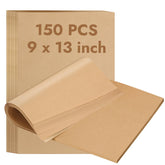 YQL papel pergamino sin blanquear 9x13 para hornear, antiadherente y fácil limpieza.