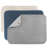 Ysanciuu mat secado de platos beige, alta absorción para vajilla
