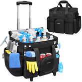 Carrito de limpieza Ytonet con 42L de capacidad para ordenar suministros.