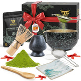 YUGEN MATCHA chawan ceremonial, cuenco cerámico para ceremonia de té en casa
