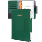 YUHUEDIT libro de recetas con tapa PU, ideal para proteger recetas en la cocina