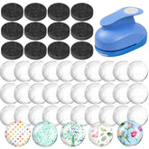 Imanes YULENANA: cabochones de vidrio redondos para manualidades.