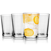 Vasos Yumchikel de 7 oz, set de 4 para bebidas refrescantes y agua fría