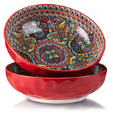 Cuenco grande de porcelana YUN TAO de 10 pulgadas, ideal para ensaladas y pastas